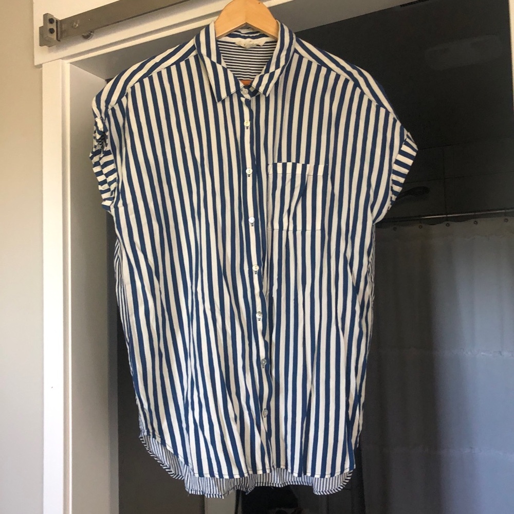 Jane and Delancey Striped Top
